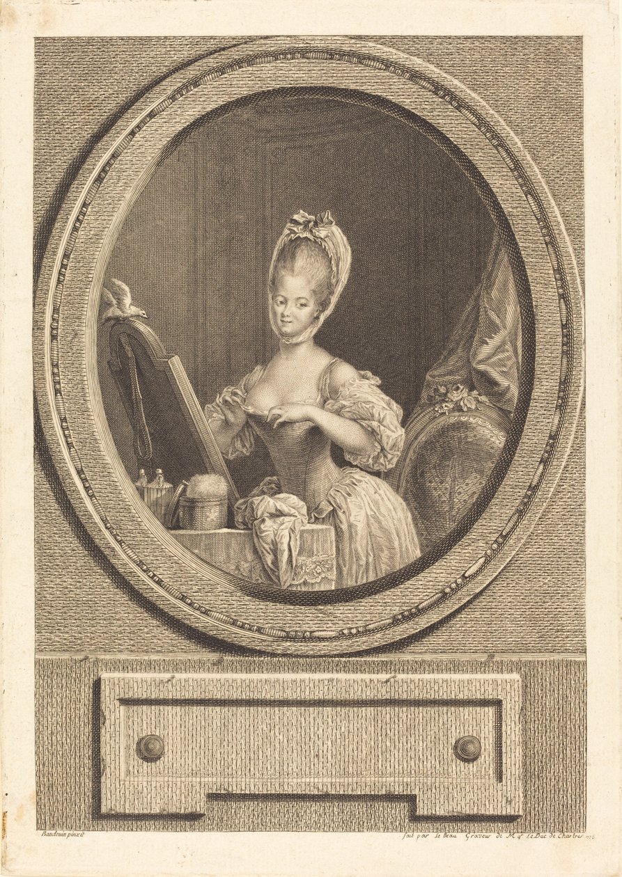 Sen koko on ihana tekijältä Pierre Adrien Le Beau after Pierre Antoine Baudouin