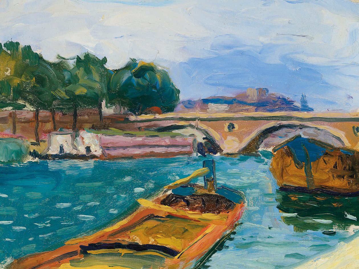 Pariisi, Seinen silta, noin 1898-1904. tekijältä Albert Marquet