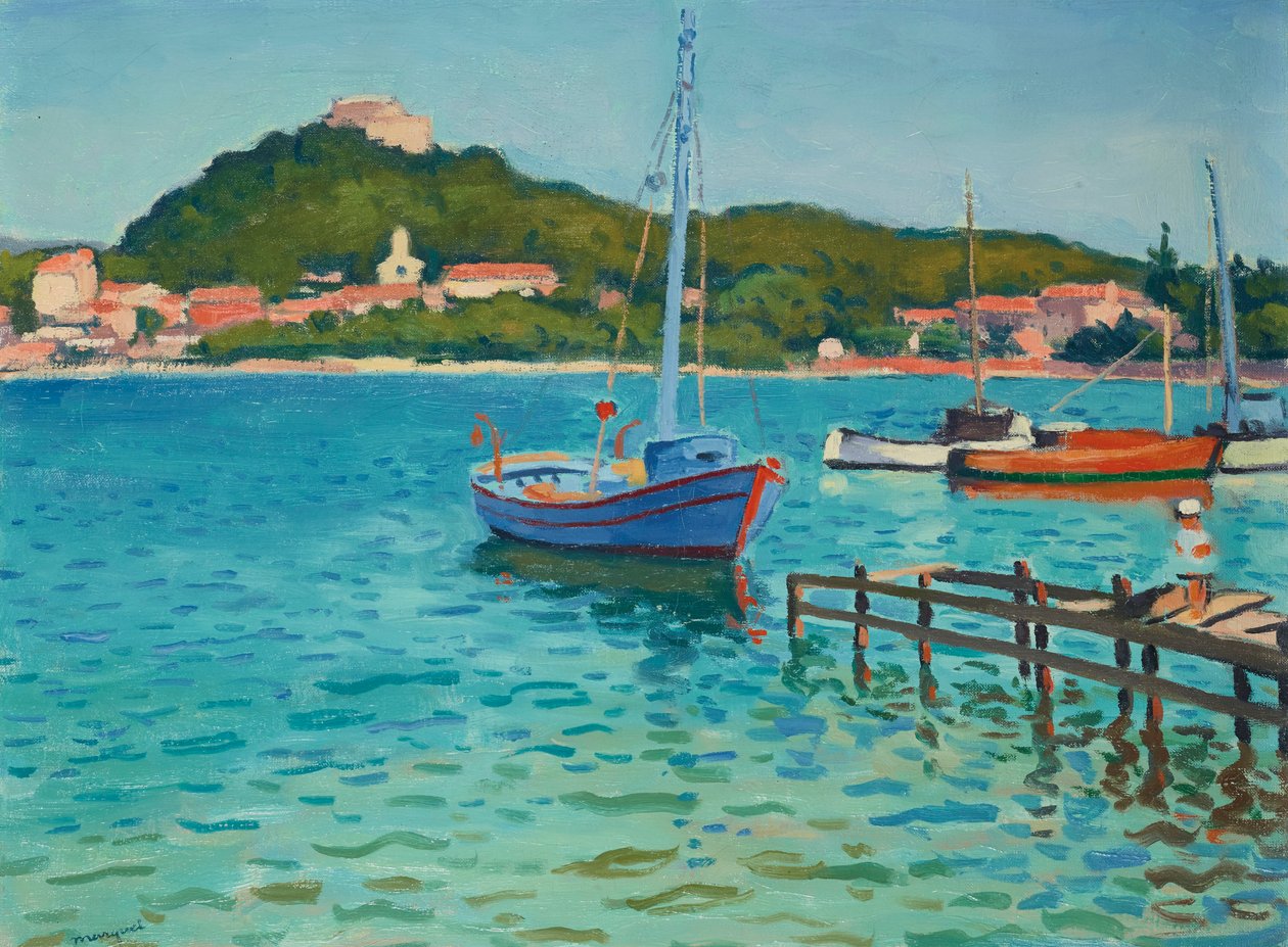 Porquerolles, kesäiltapäivä, 1939. tekijältä Albert Marquet