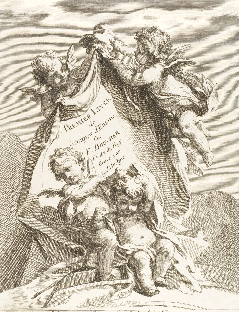 Etukappale, 1727-60. tekijältä Pierre Alexandre Aveline