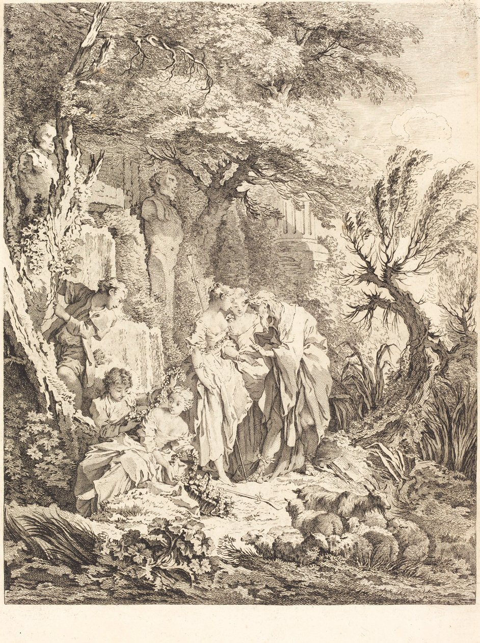 Hyvä seikkailu tekijältä Pierre Alexandre Aveline after François Boucher