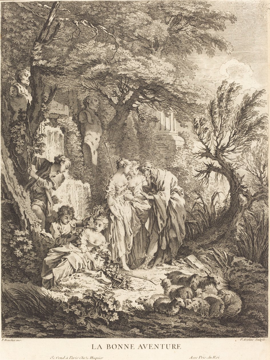 Hyvä seikkailu tekijältä Pierre Alexandre Aveline after François Boucher