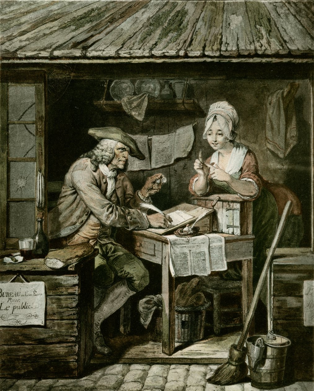 Julkinen kirjuri tekijältä Pierre Alexandre Wille