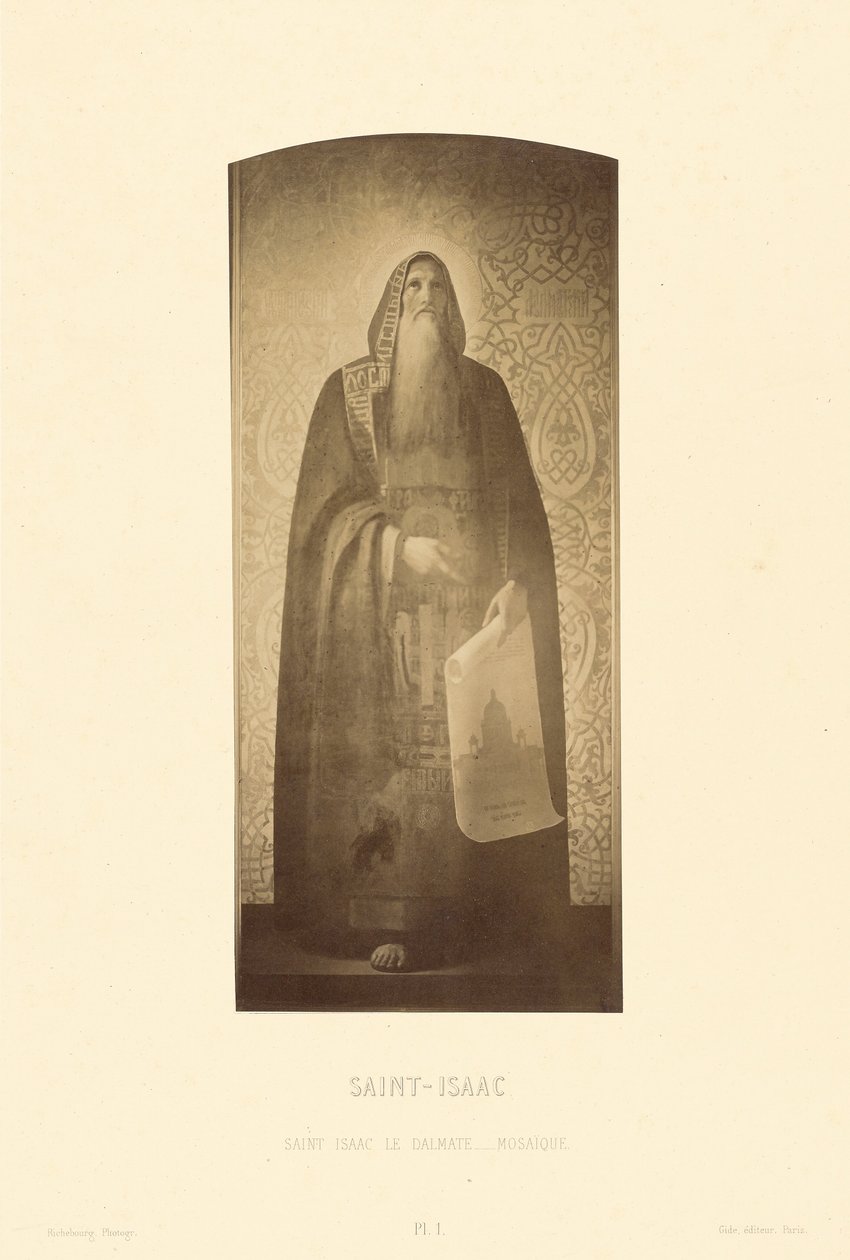 Saint Isaac le Dalmate, mosaiikki tekijältä Pierre Ambrose Richebourg