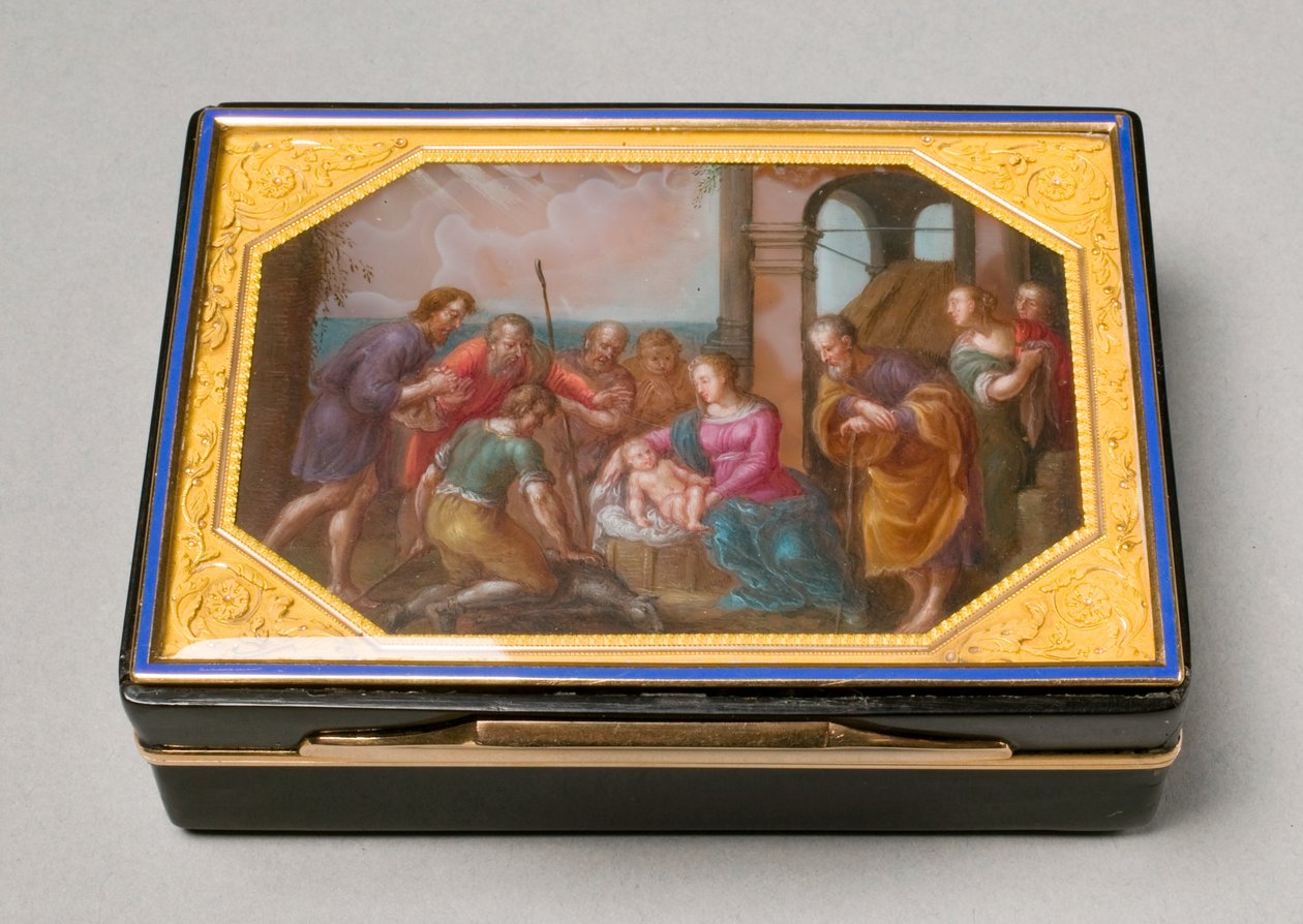 Nuuskalaatikko, n. 1810-20 tekijältä Pierre André Montauban