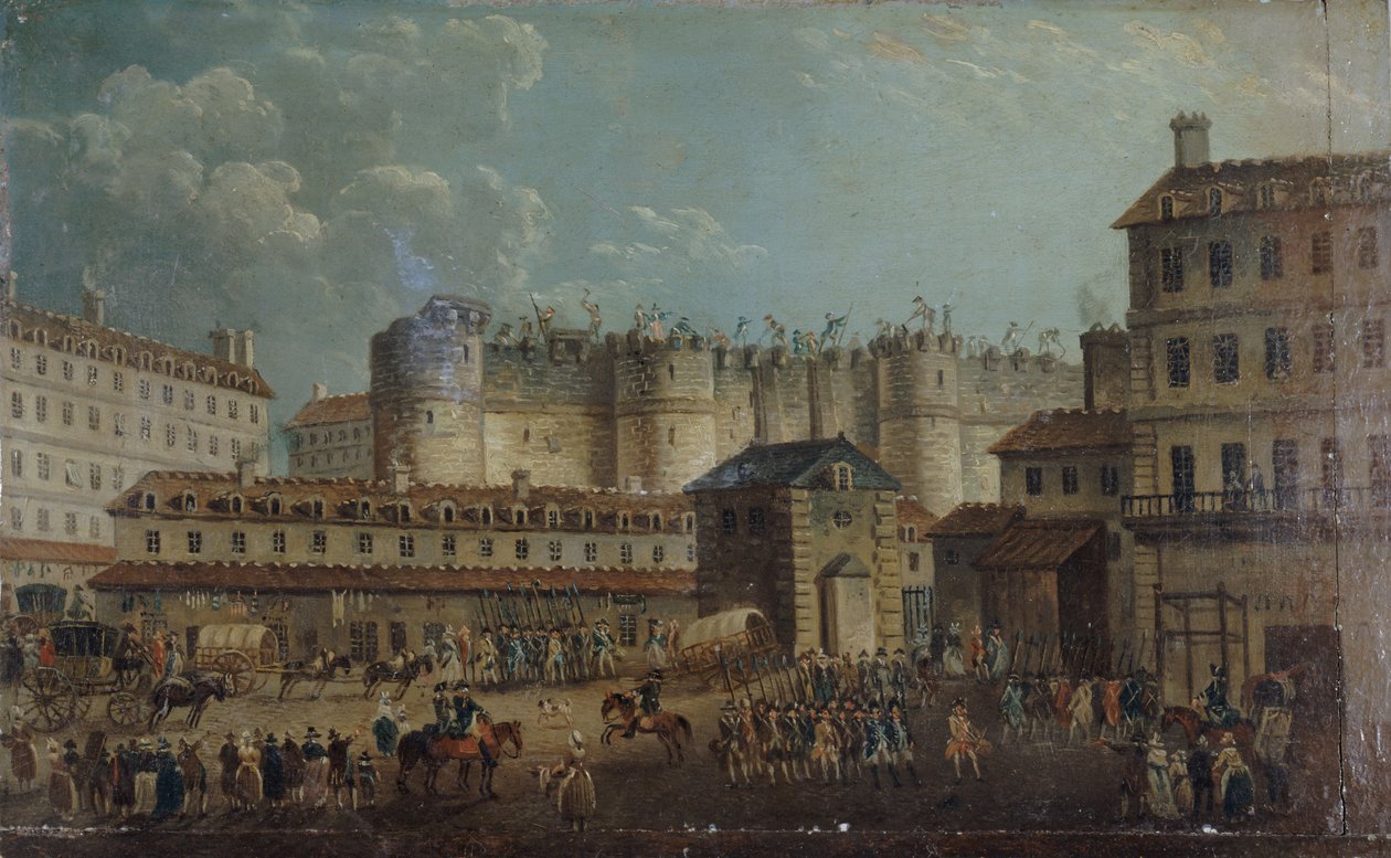 Bastillen myrsky 14. heinäkuuta 1789 1789. tekijältä Pierre Antoine Demachy