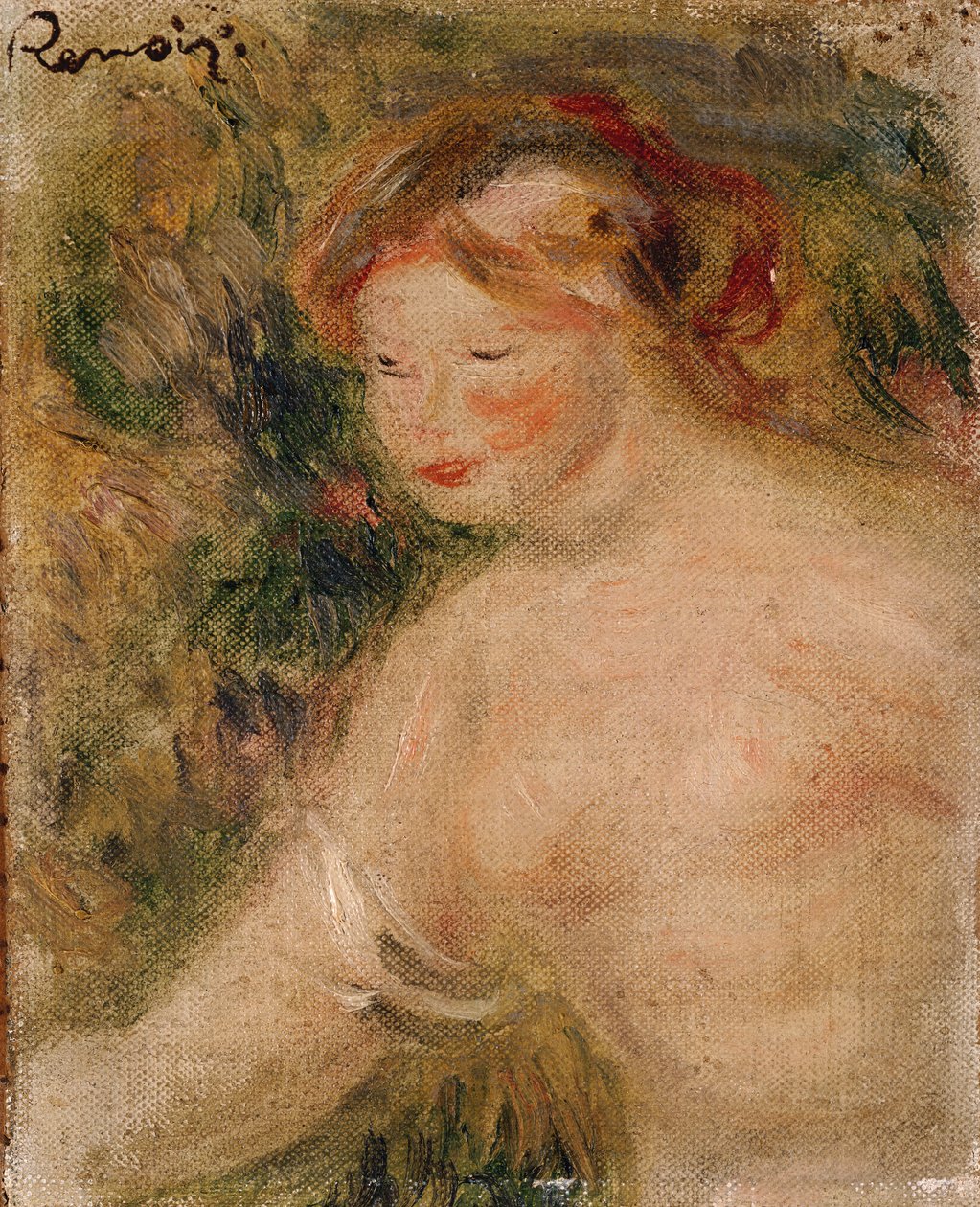 Naisen torso, 1910 tekijältä Pierre Auguste Renoir