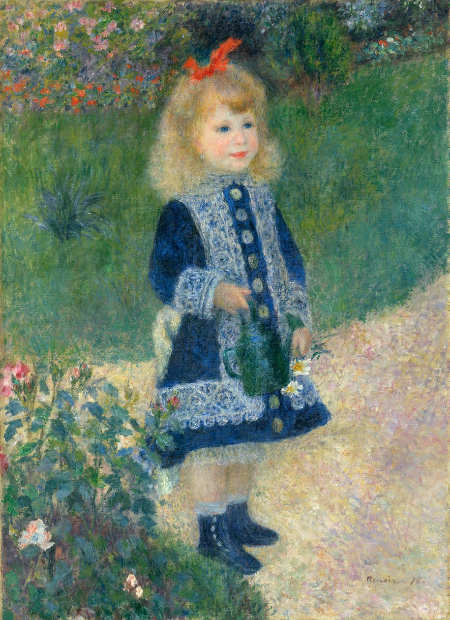 Tyttö kastelukannulla tekijältä Pierre Auguste Renoir