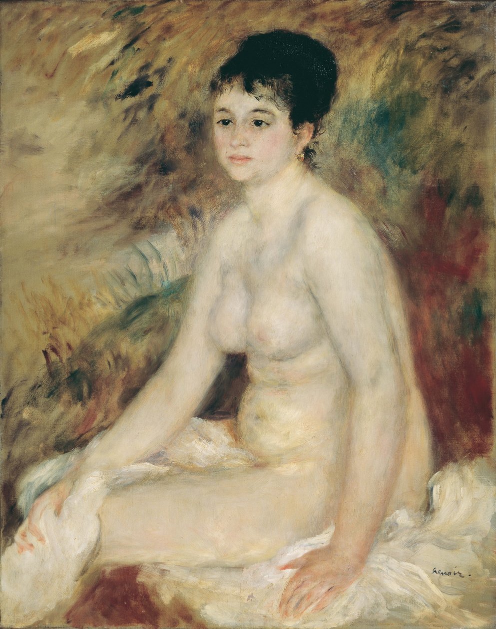 Kylvyn jälkeen 1876. tekijältä Pierre Auguste Renoir