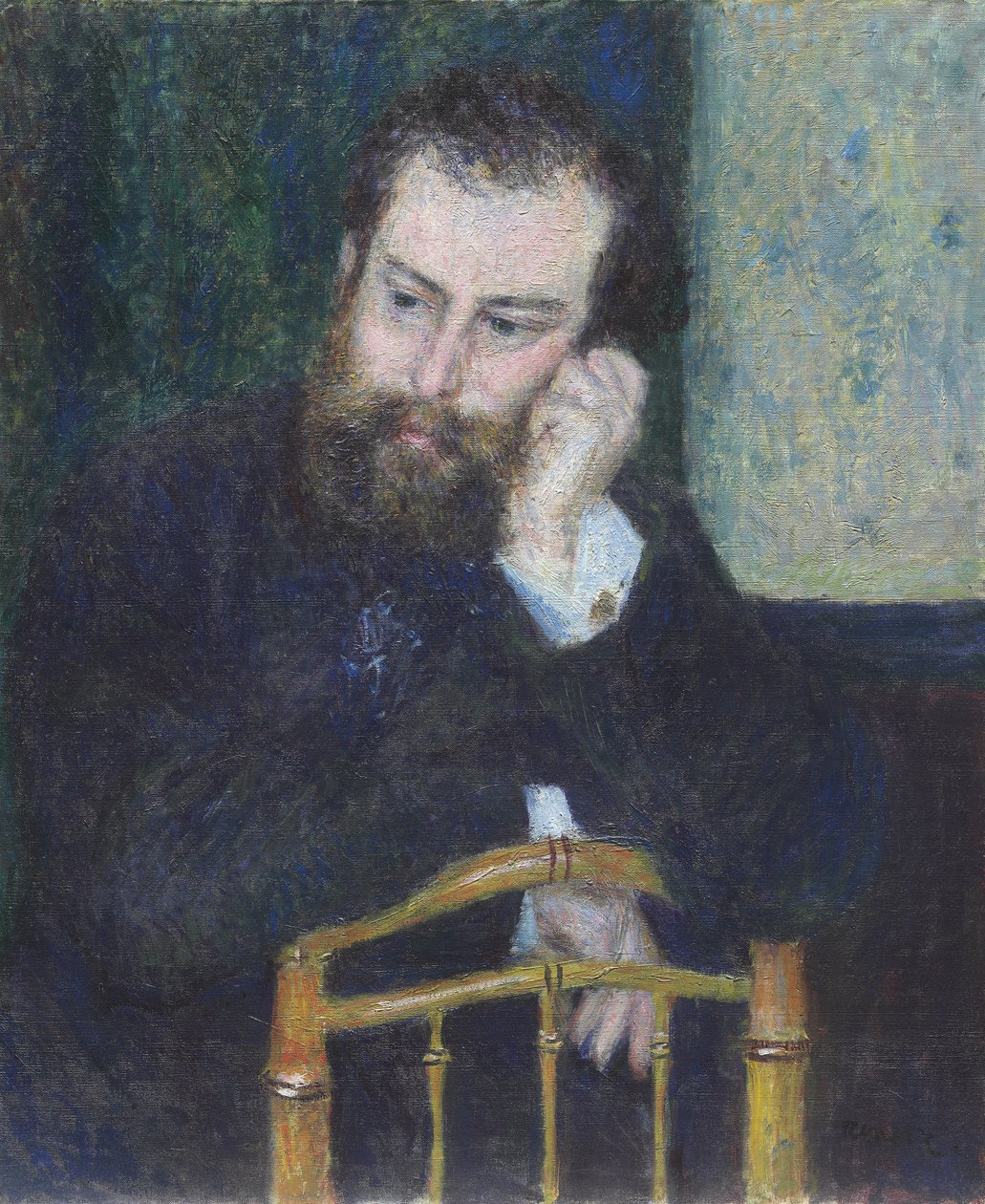 Alfred Sisley, 1876 tekijältä Pierre Auguste Renoir