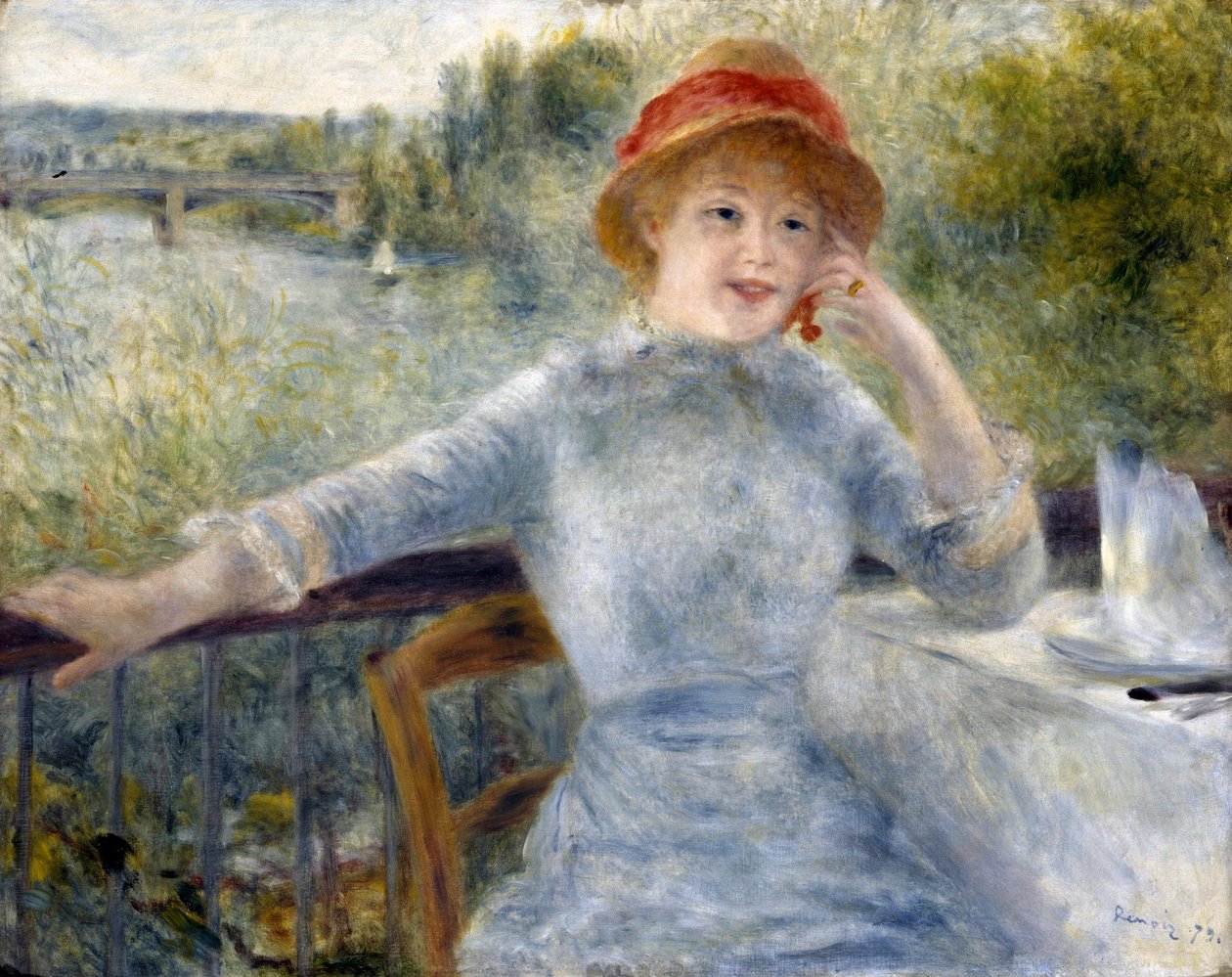 Alphonsine Fournaise, 1879 tekijältä Pierre Auguste Renoir