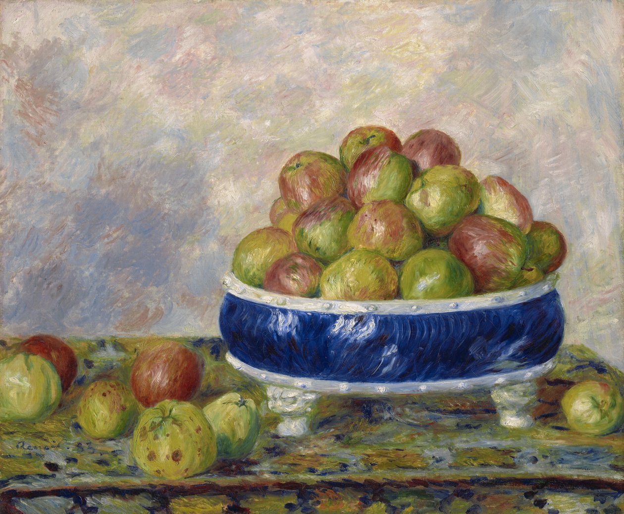 Omenat astiassa, 1883 tekijältä Pierre Auguste Renoir