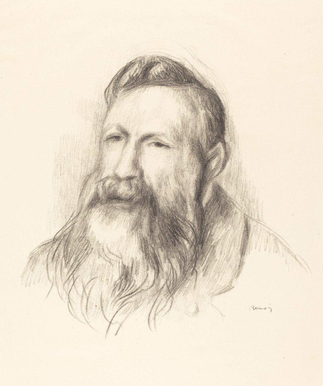 Auguste Rodin, c. 1910. tekijältä Pierre Auguste Renoir