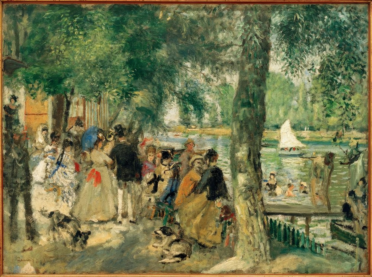 Baignade dans la Seine / La Grenouillère tekijältä Pierre Auguste Renoir