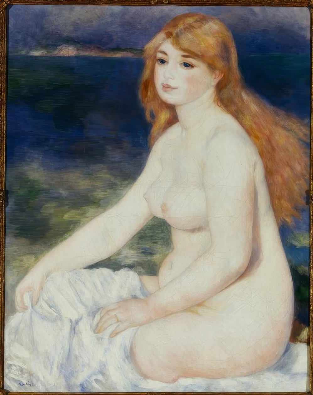 Baigneuse blondi tekijältä Pierre Auguste Renoir