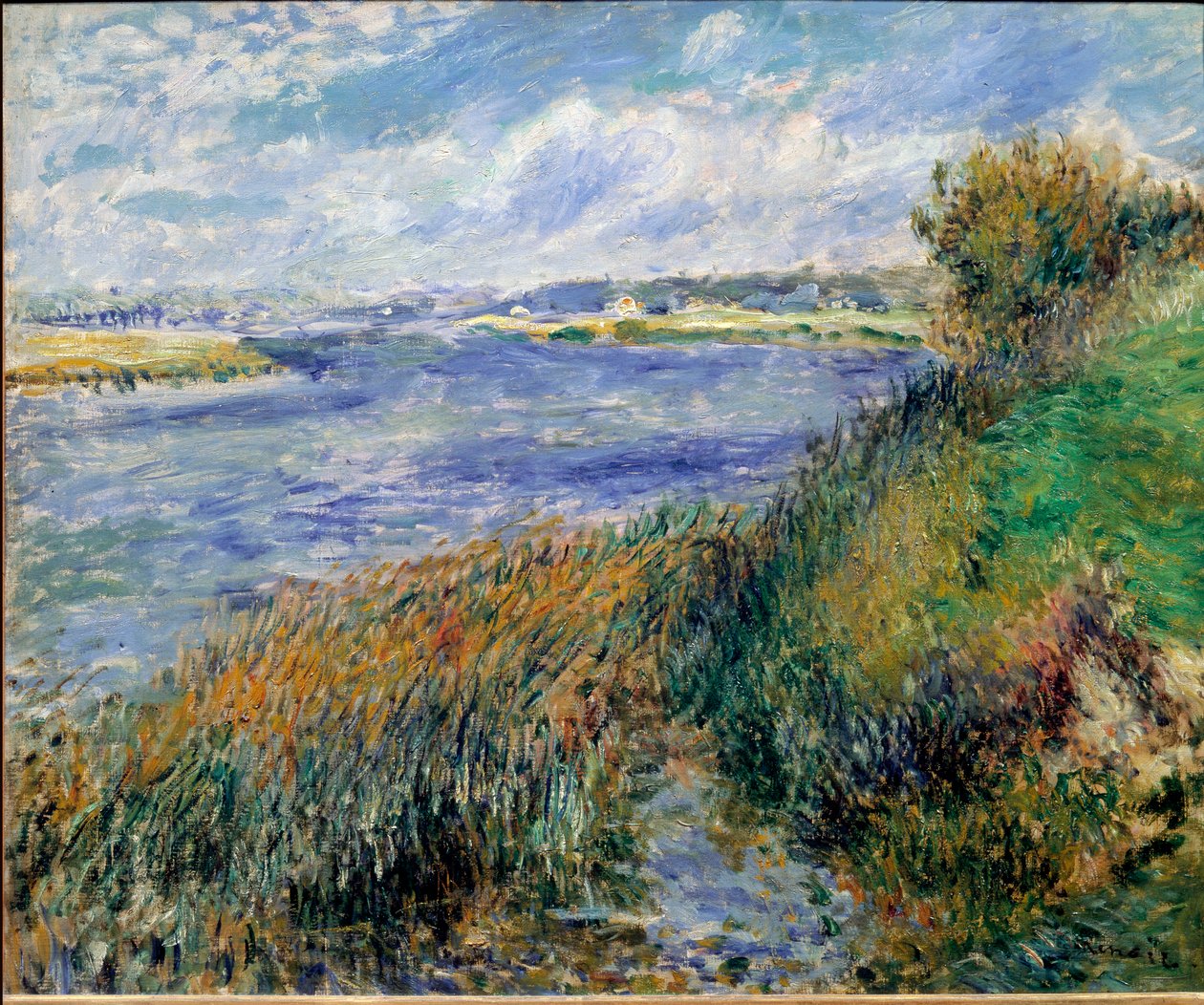 Seinen rannat Champrosayssa tekijältä Pierre Auguste Renoir