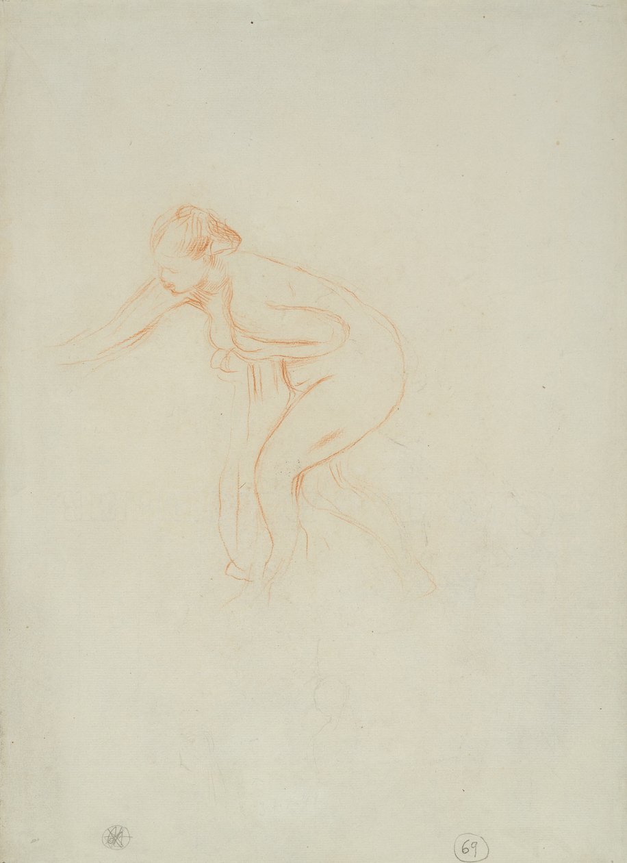 Uimari tekijältä Pierre Auguste Renoir