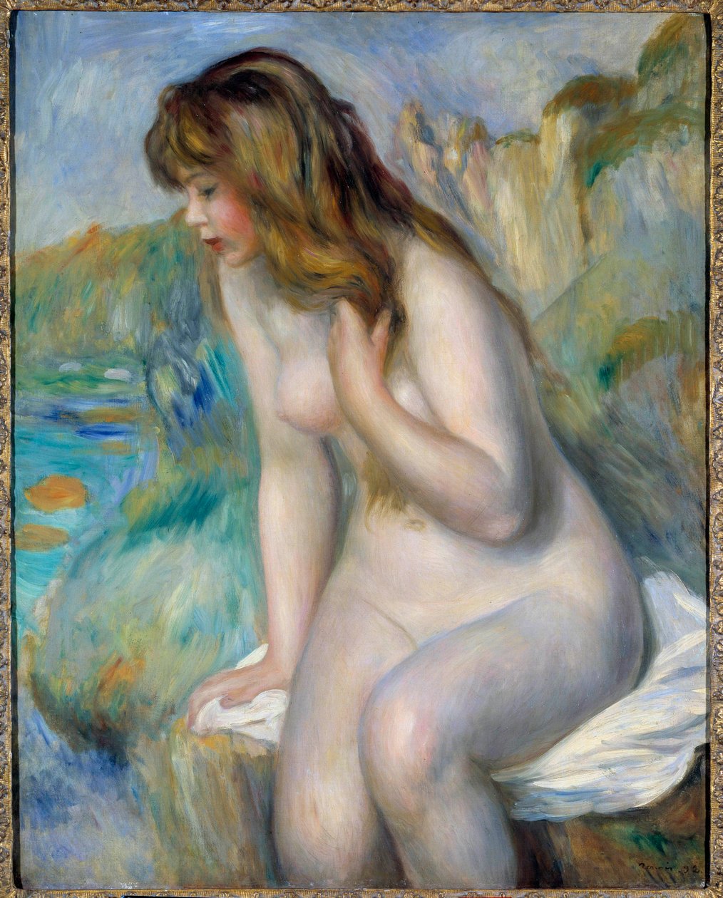 Pierre Auguste Renoirin uimarimaalaus (1841-1919) 1892 Yksityinen kokoelma tekijältä Pierre Auguste Renoir