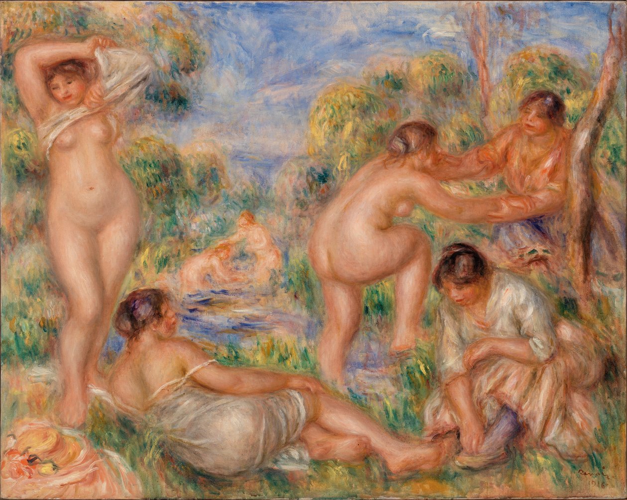 Uimaryhmä tekijältä Pierre Auguste Renoir