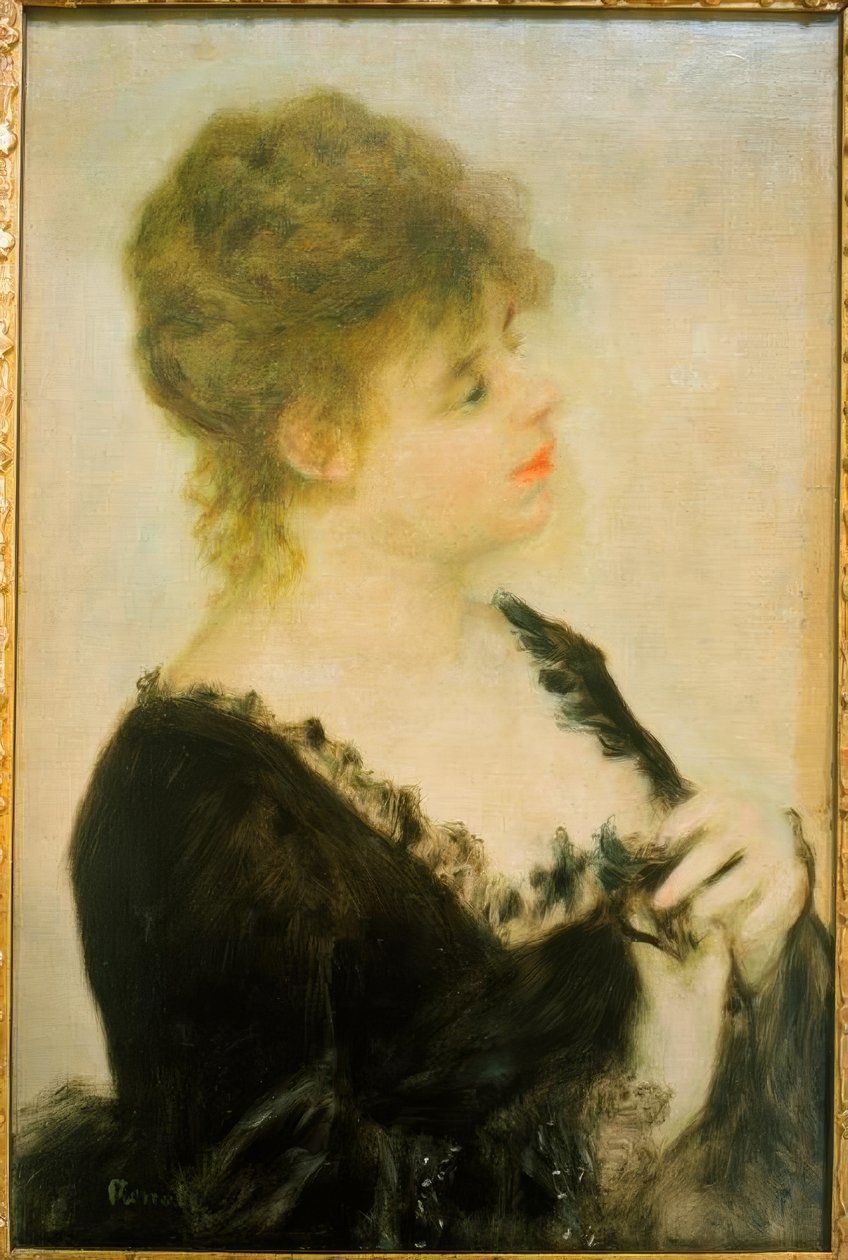 Nuoren naisen muotokuva tekijältä Pierre Auguste Renoir