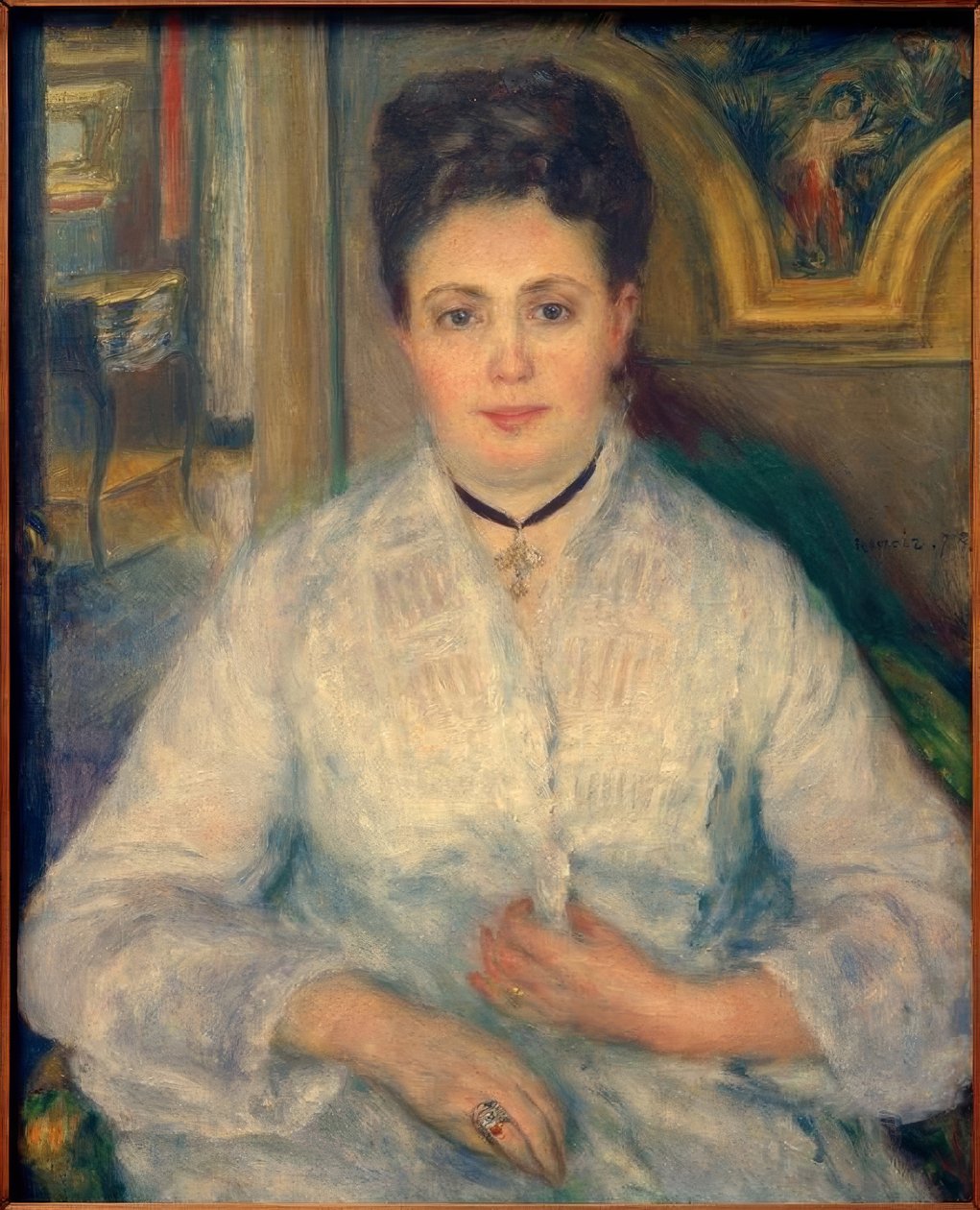 Madame Victor Chocquetin muotokuva tekijältä Pierre Auguste Renoir