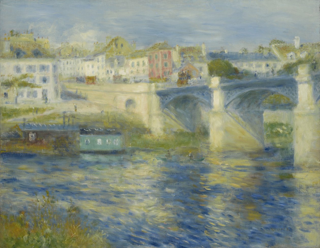Chatoun silta, noin 1875 (öljy kankaalle) tekijältä Pierre Auguste Renoir