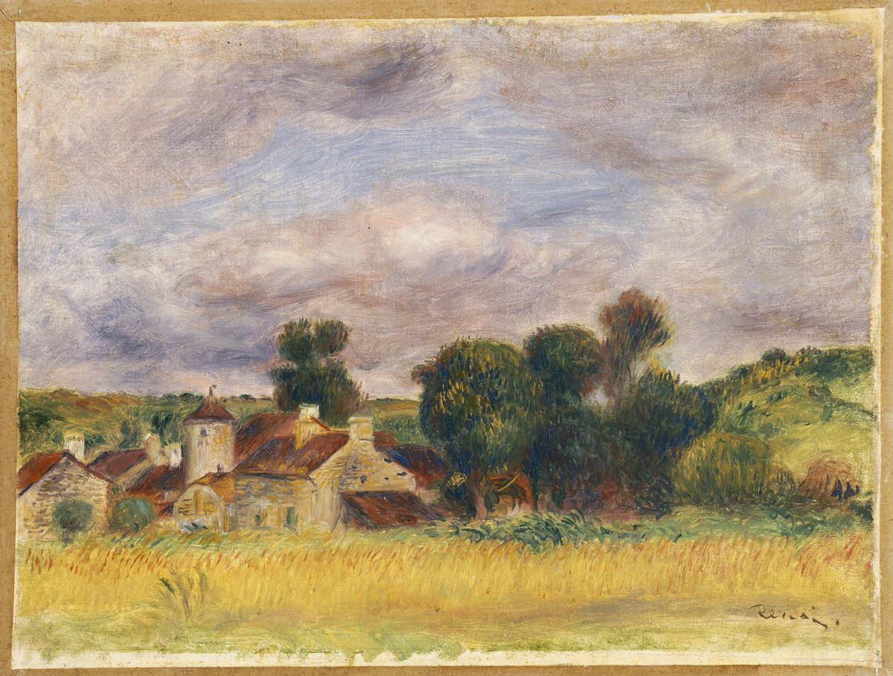 Bretagnen maaseutu, noin 1892 tekijältä Pierre Auguste Renoir
