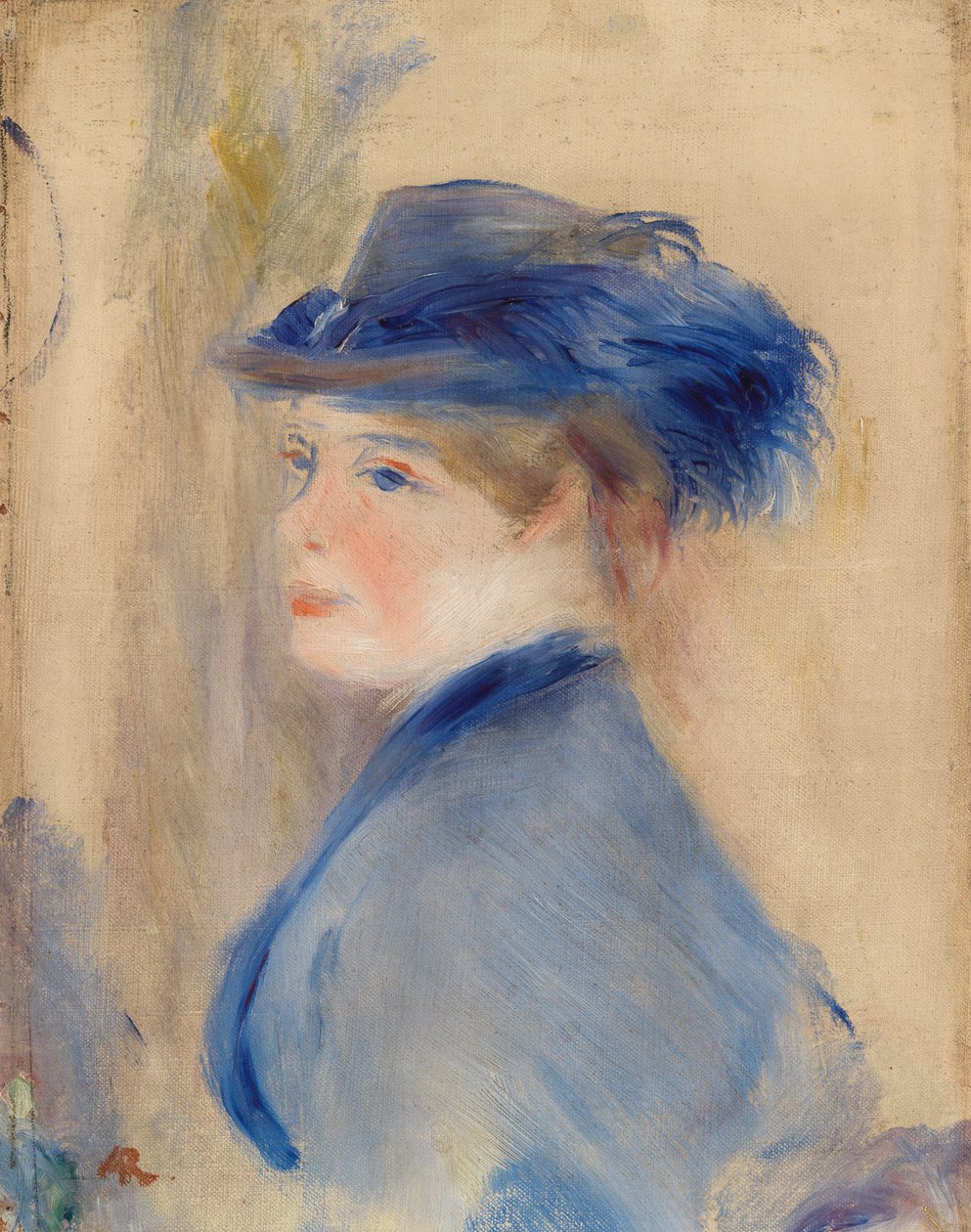 Naisen rintakuva (Buste de femme) tekijältä Pierre Auguste Renoir