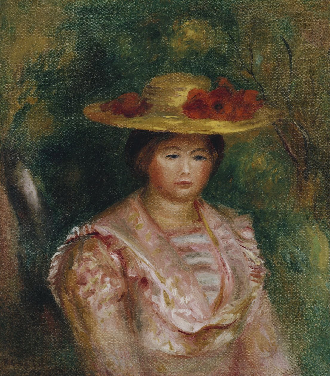 Naisen rintakuva tekijältä Pierre Auguste Renoir
