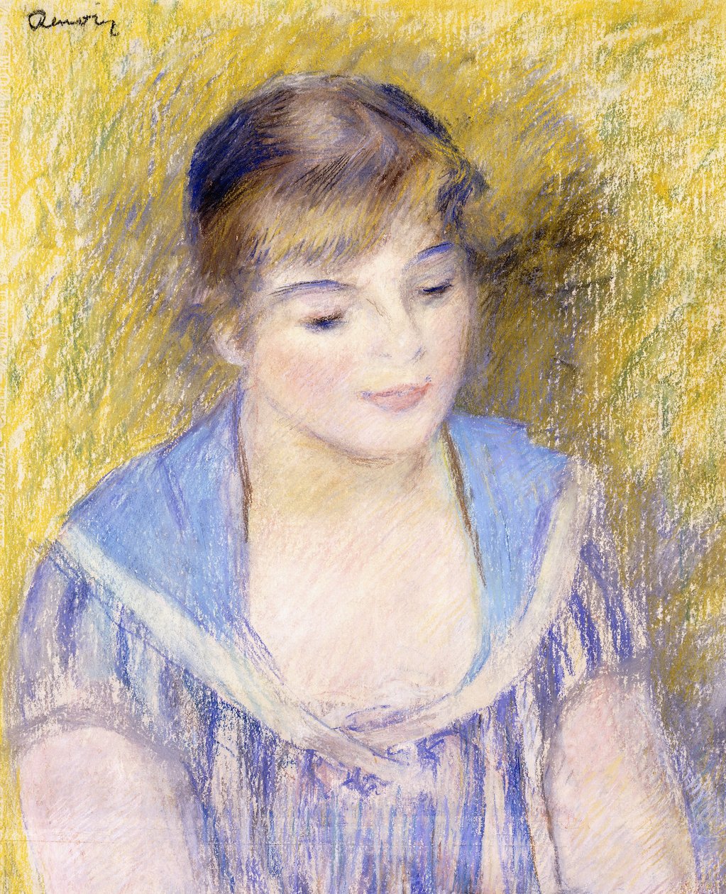 Naisen rintakuva, tekijältä Pierre Auguste Renoir