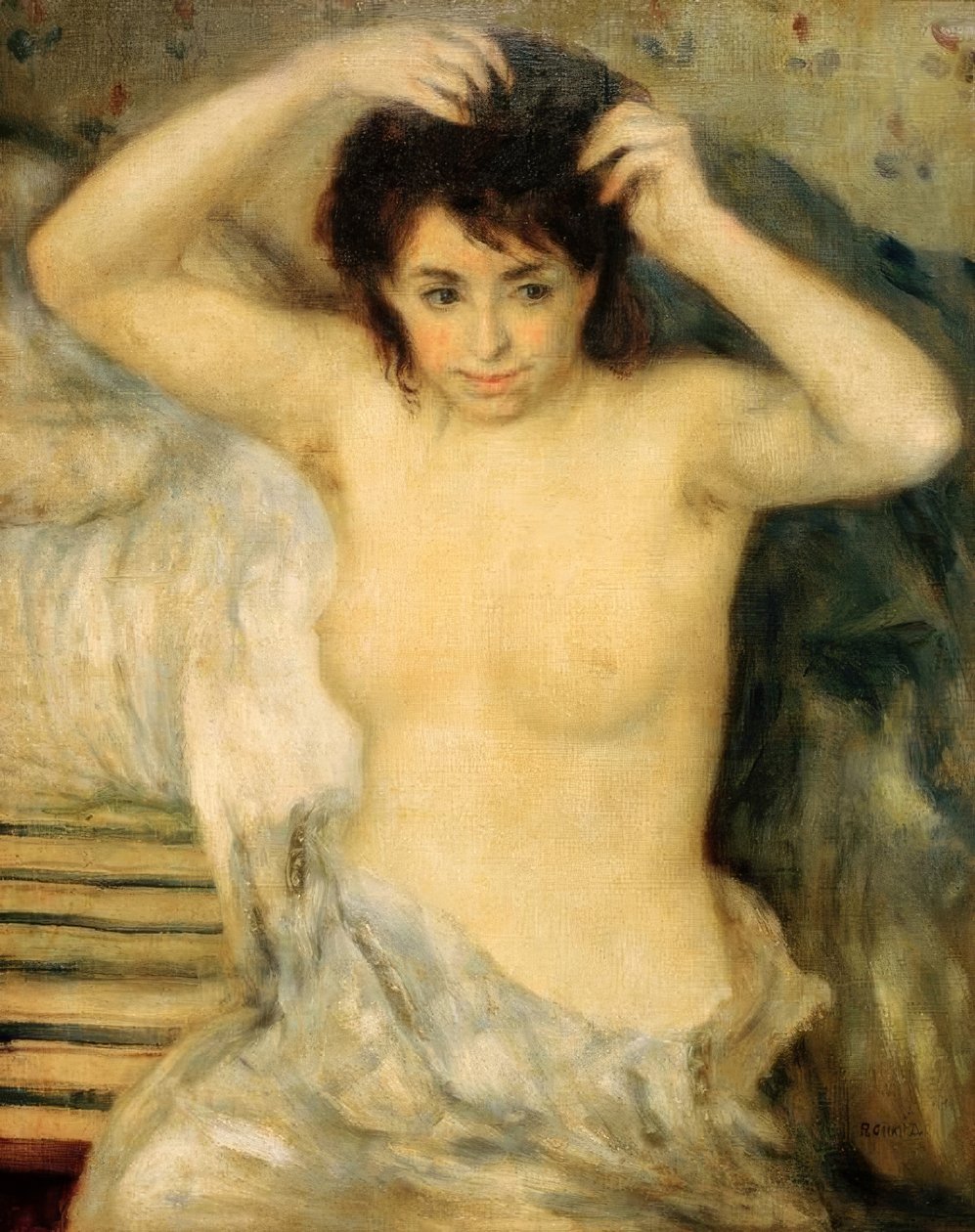 Naisen rintakuva tekijältä Pierre Auguste Renoir