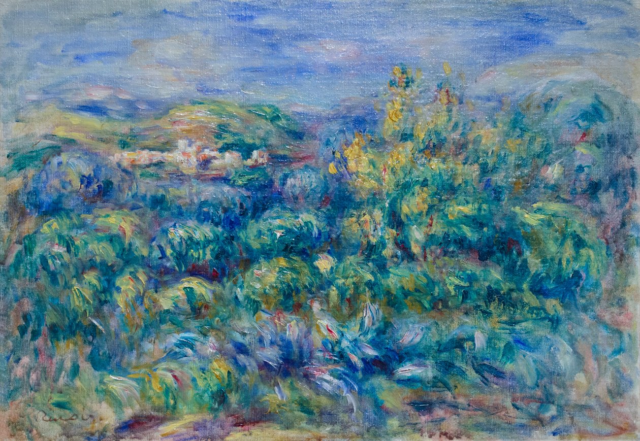 Cagnesin maisema tekijältä Pierre Auguste Renoir