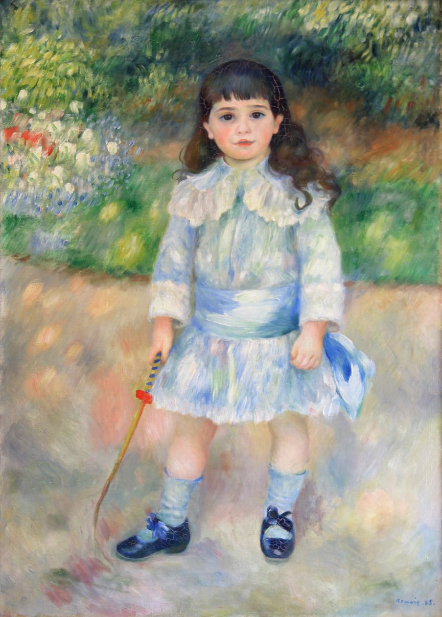 "Lapsi piiskalla", 1885 tekijältä Pierre Auguste Renoir