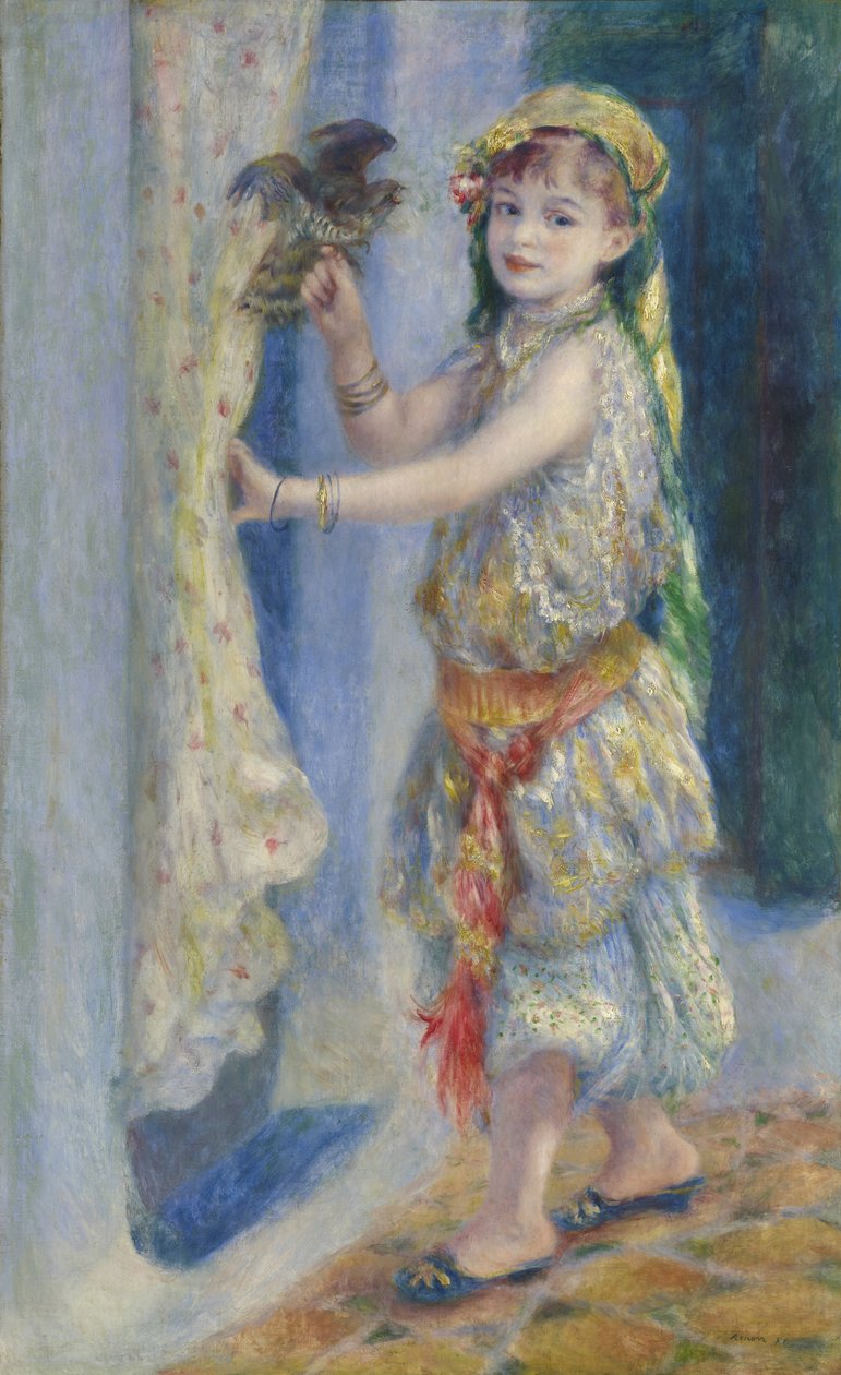 Lapsi linnun kanssa tekijältä Pierre Auguste Renoir