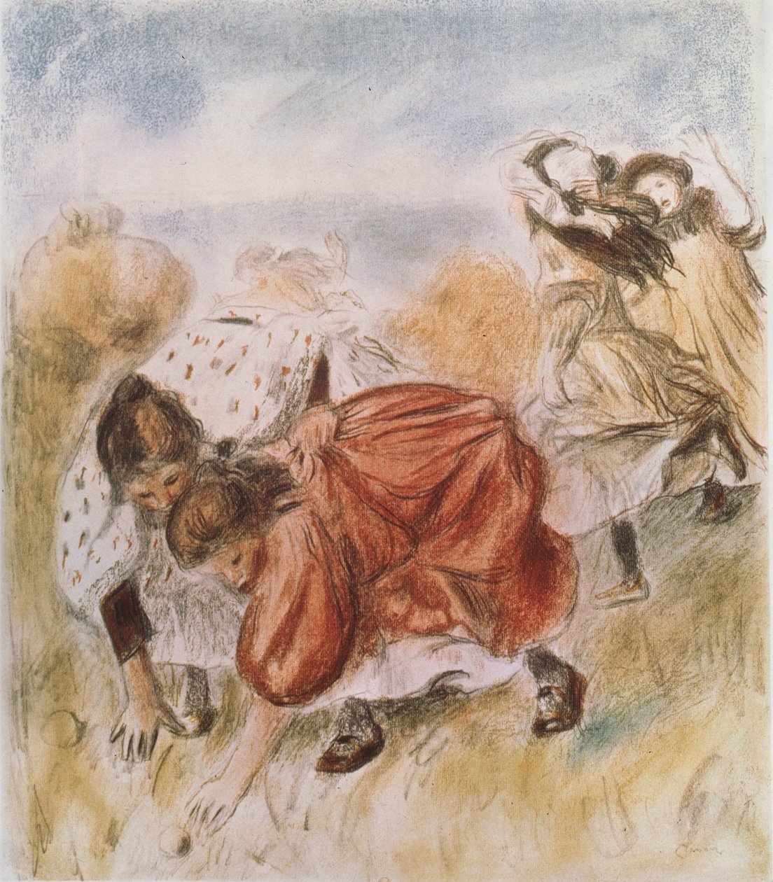 Lapset, 1890-luku tekijältä Pierre Auguste Renoir
