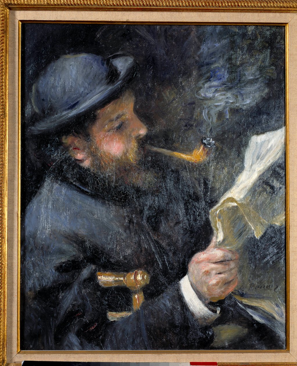 Claude Monet lukee tekijältä Pierre Auguste Renoir