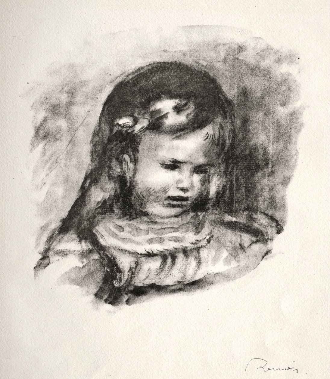Claude Renoir, Pää alaspäin, 1904. tekijältä Pierre Auguste Renoir