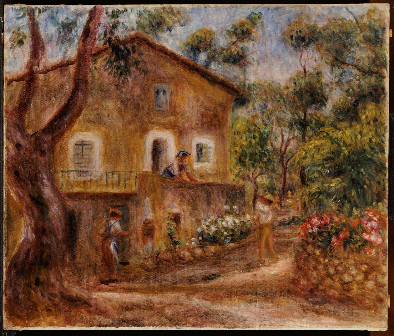 Colletten talo Cagnessa, 1912 tekijältä Pierre Auguste Renoir
