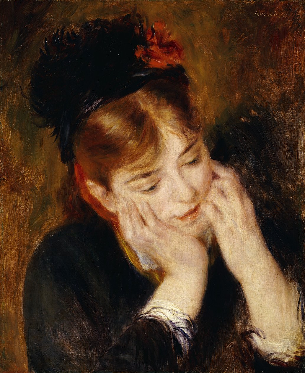 Mietitys, 1877 tekijältä Pierre Auguste Renoir
