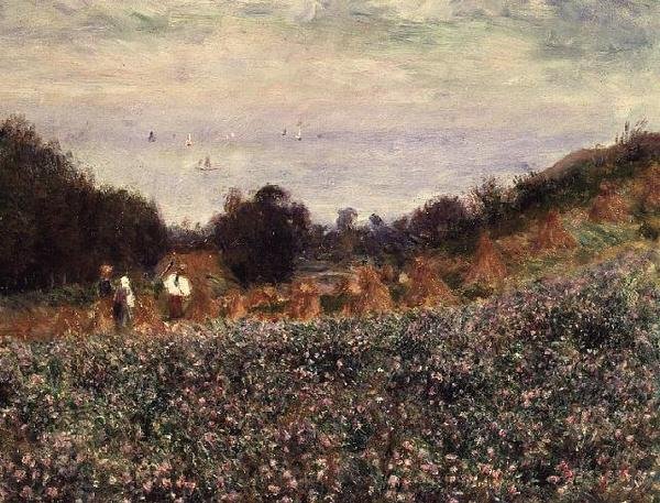 Maaseutu Bernevalissa tekijältä Pierre Auguste Renoir