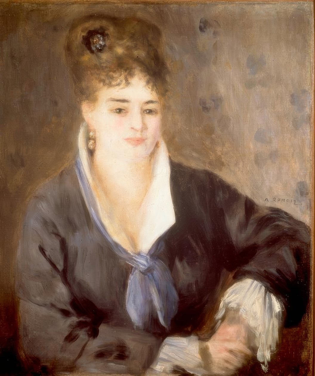 Dame Schwarzissa tekijältä Pierre Auguste Renoir