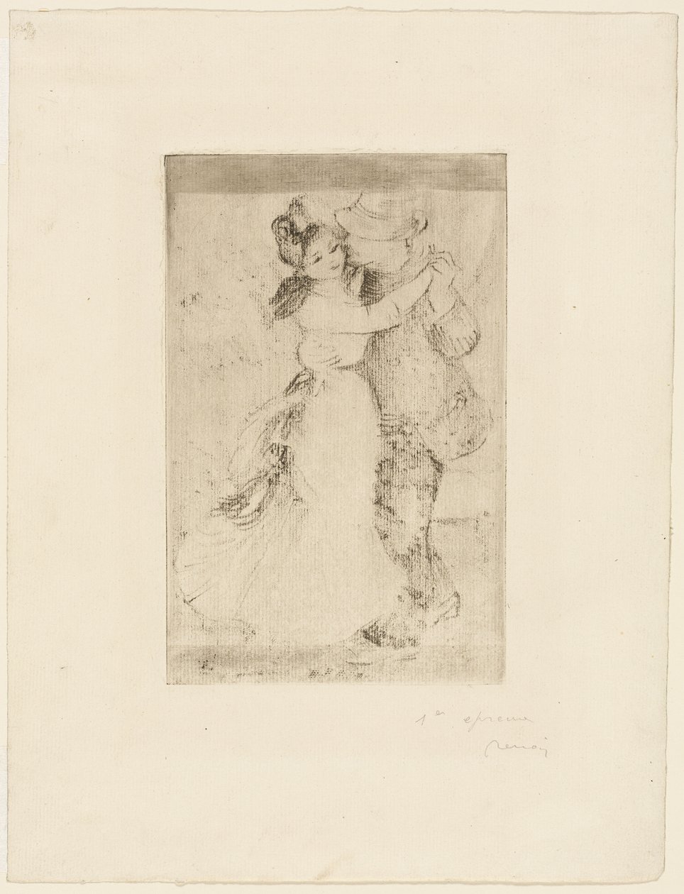 Tanssi maalla tekijältä Pierre Auguste Renoir