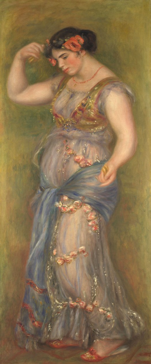 Tanssityttö kastanetteilla tekijältä Pierre Auguste Renoir