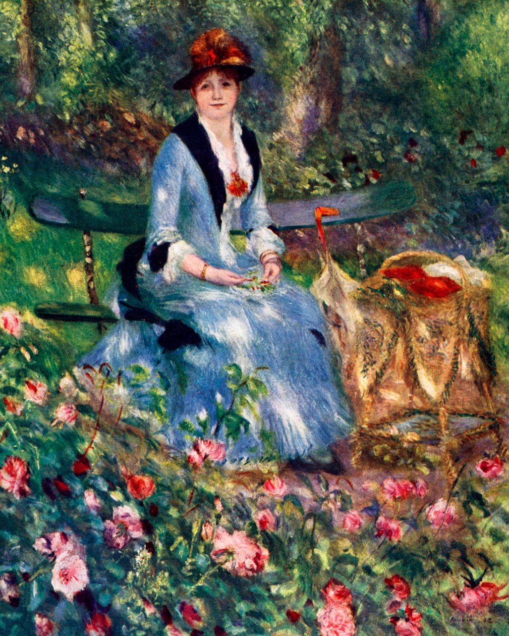 Ruusuissa, 1882, 1929 tekijältä Pierre Auguste Renoir