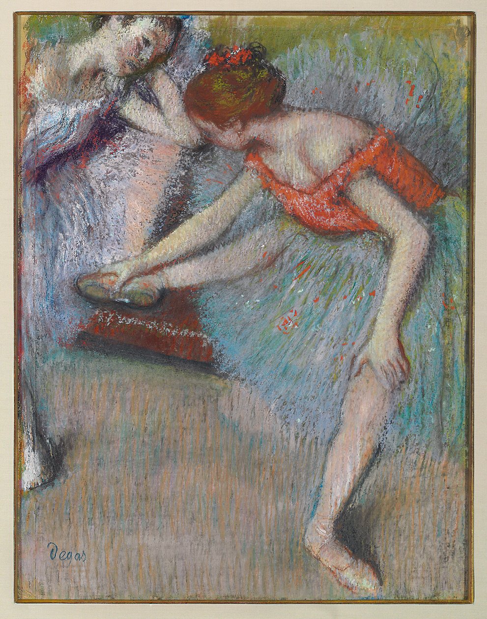 Tanssijat, c. 1896 (pastelli paperille) tekijältä Pierre Auguste Renoir