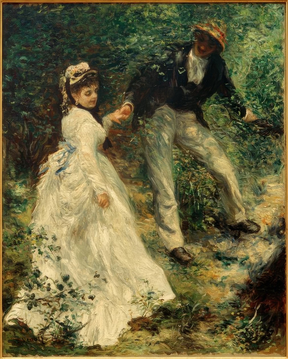 Der Spaziergang tekijältä Pierre Auguste Renoir