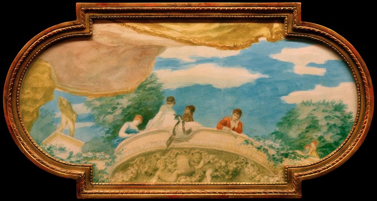 Suunnittelu kattomaalaukseen tekijältä Pierre Auguste Renoir