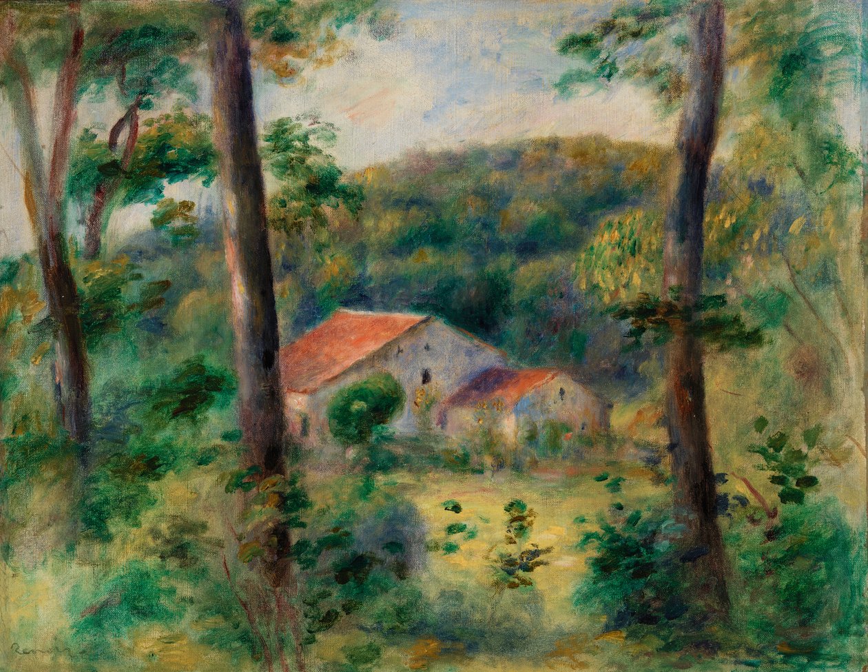 Brieyn ympäristö tekijältä Pierre Auguste Renoir