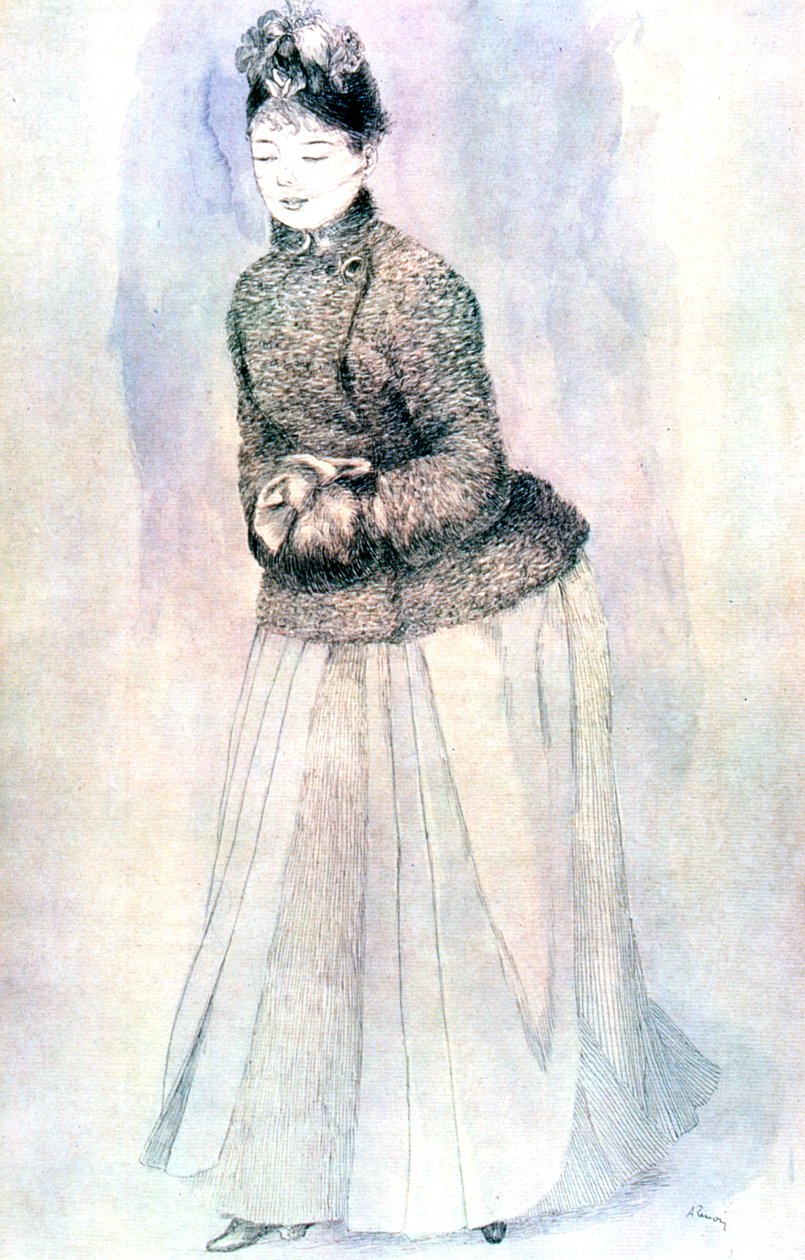 Naishahmo, 1900-luku tekijältä Pierre Auguste Renoir
