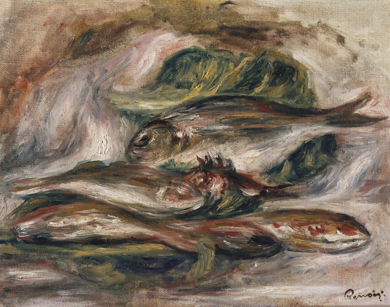 Kala, n. 1919 tekijältä Pierre Auguste Renoir